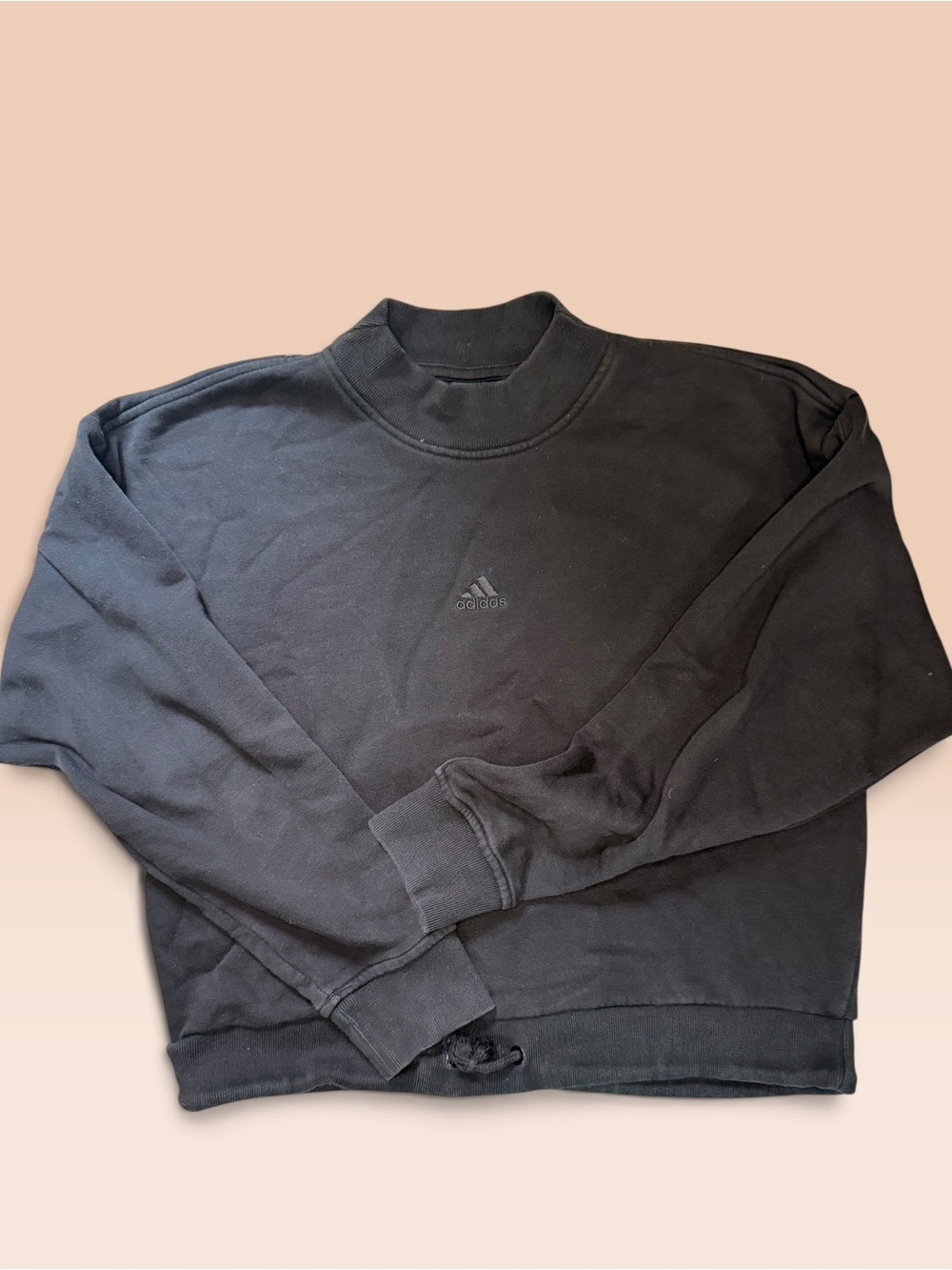 Adidas Men’s Black Crewneck Sweatshirt